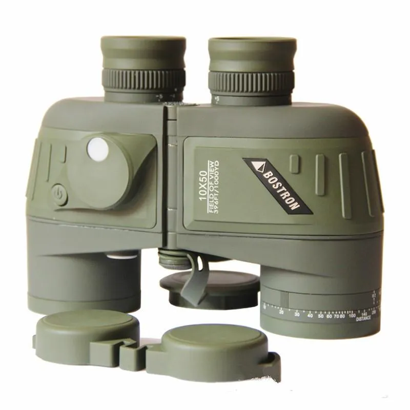10x50 Floating Binoculars with Compass - Hd Navigation Waterproof Low Light Vision