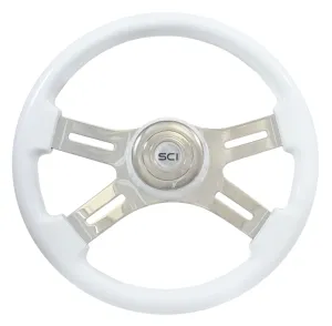16" Classic White Wheel with Matching Bezel
