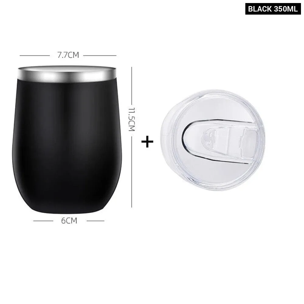 304 Stainless Steel Travel Mug with Lid and Straw