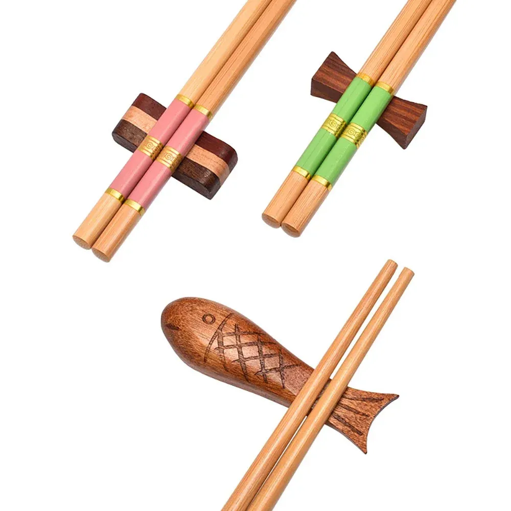 5 Pairs Bamboo Chopsticks Set Reusable Sushi Utensils