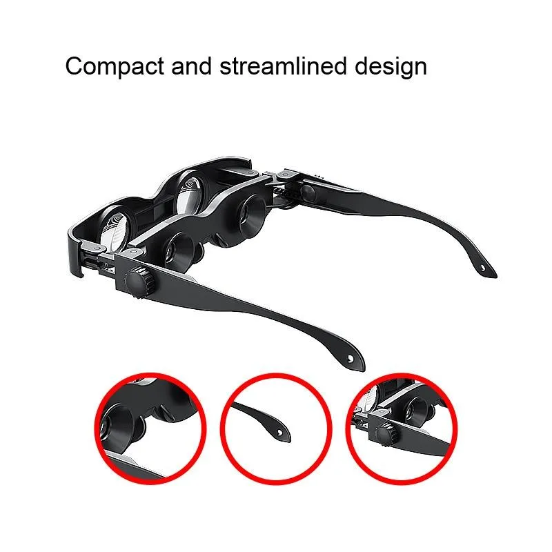 Adjustable Focus Polarized Binoculars for Fishing - 3x Magnification