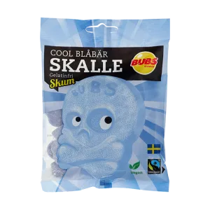 Bubs Cool Blueberry Foam Skulls
