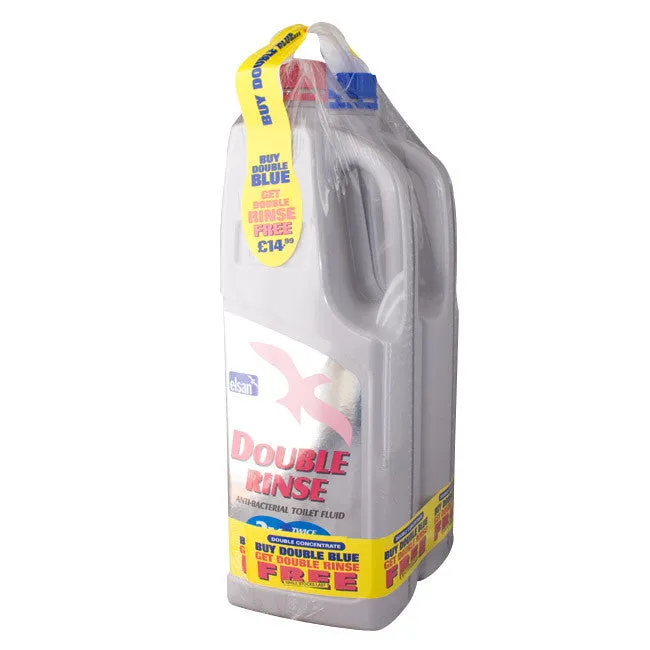 Elsan 2L Double Blue and Double Rinse Twin Pack