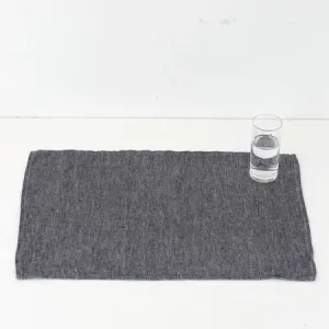 FOG LINEN Linen Placemat: Denim