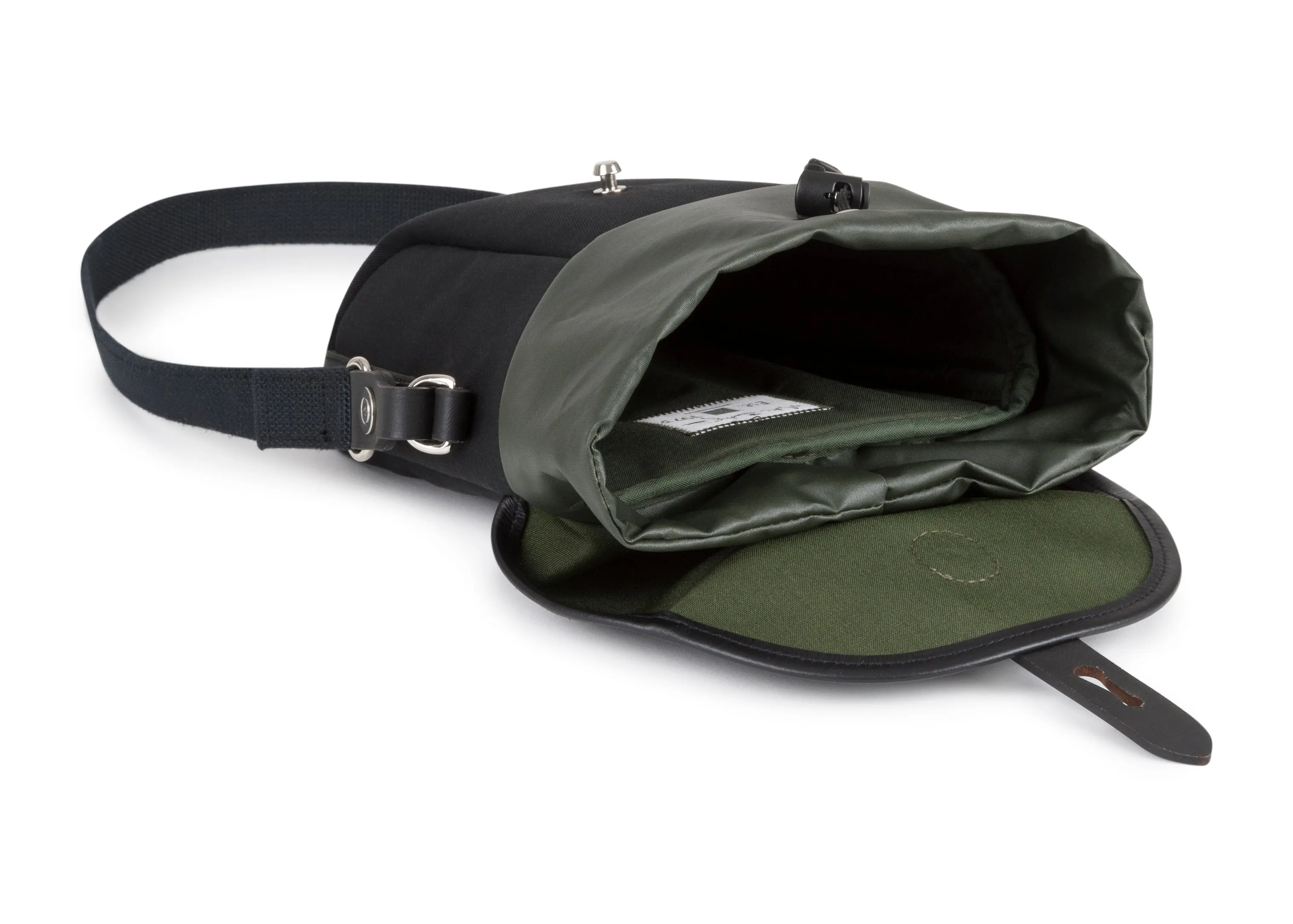 Galbin Binocular Case - 10 / Black Canvas / Black Leather
