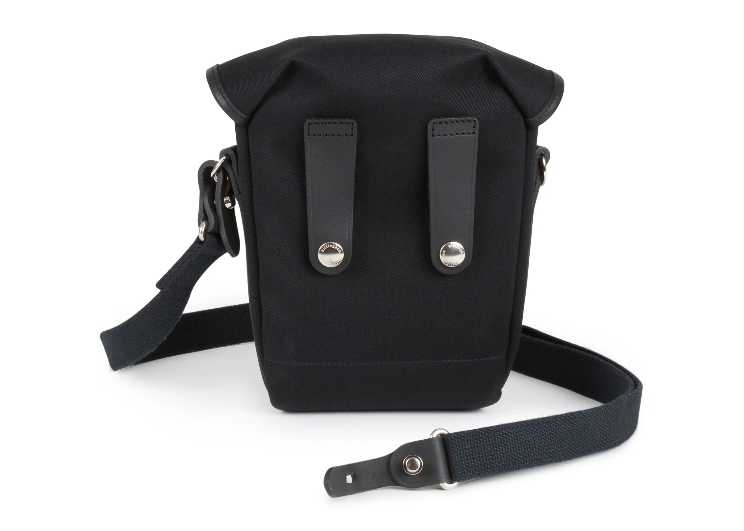 Galbin Binocular Case - 10 / Black Canvas / Black Leather