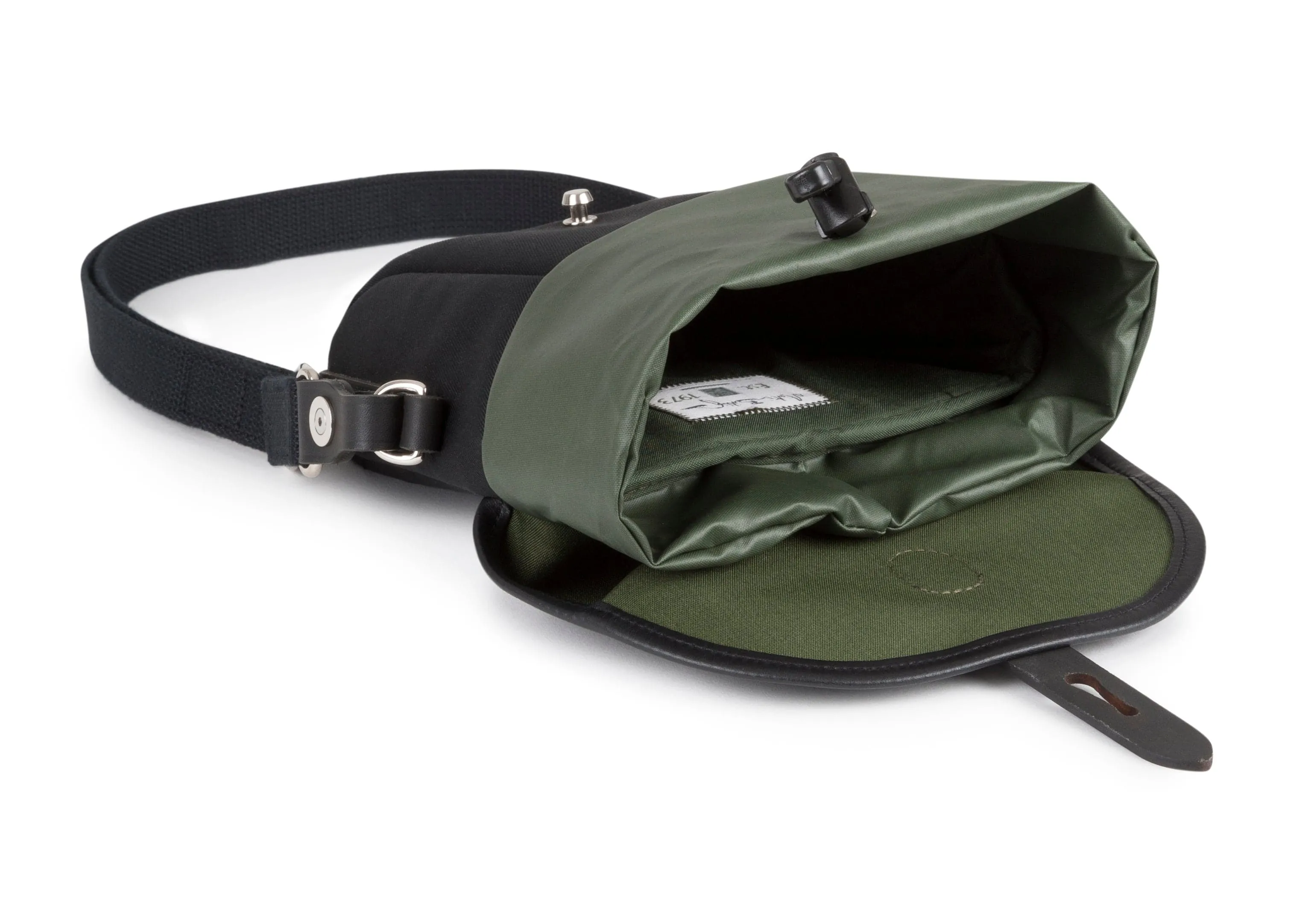 Galbin Binocular Case - 8 / Black Canvas / Black Leather