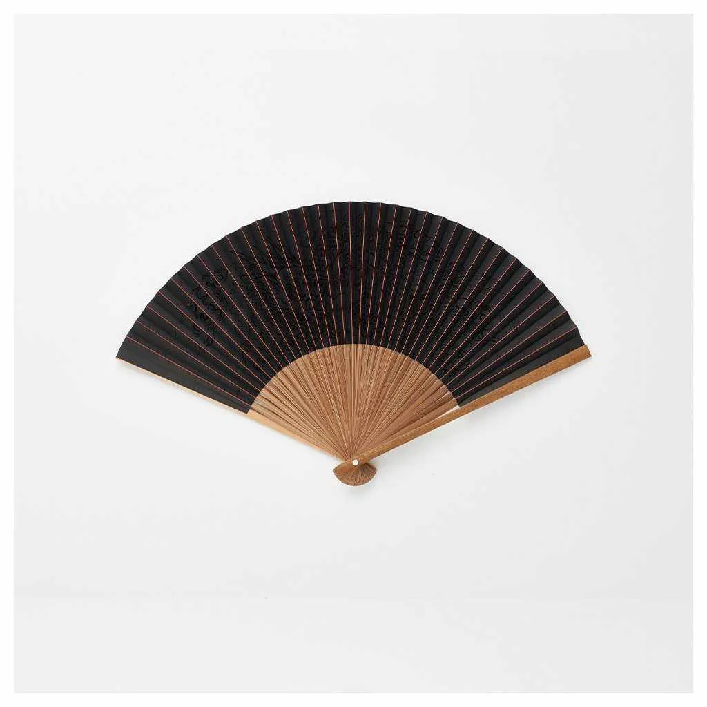 MEN'S PAPER FAN RYU ARMPIT LACQUER [HAND FAN]