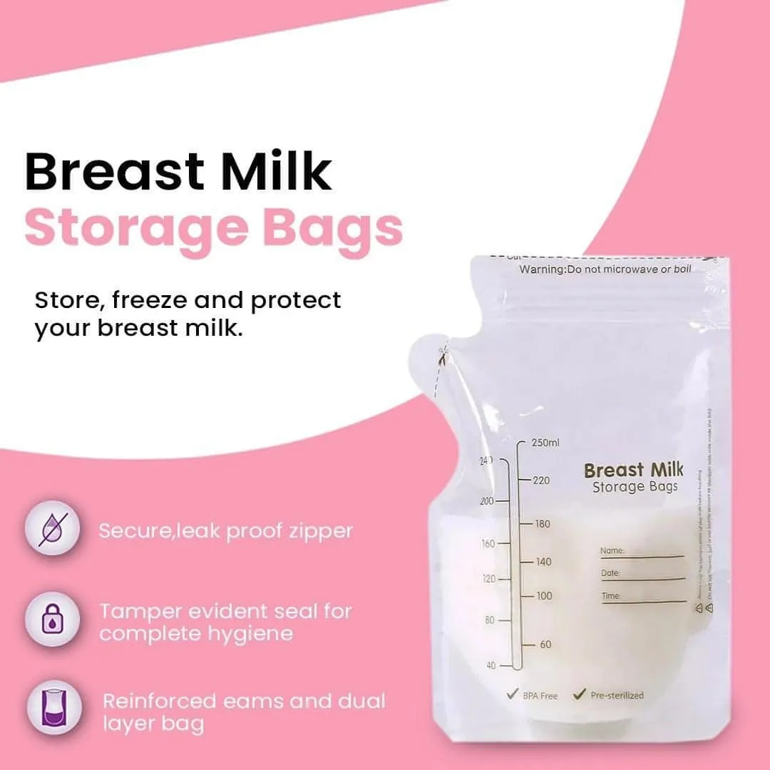 Milk Storage Bags | For Storage of Breast Milk