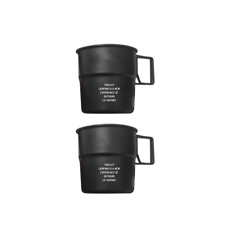 MKCAMP Cookware Set Hanging Pot Pan Camping Sierra Cup&Mugs Outdoor Camping Mess Kit for 1-2