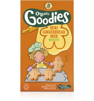 Organix Goodies Mini Gingerbread Men Biscuits