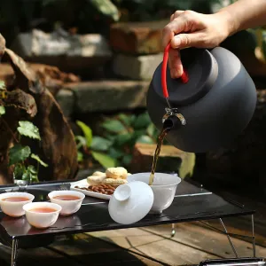 Outdoor Water Kettle Teapot Coffee Pot For Camping Hiking Travel