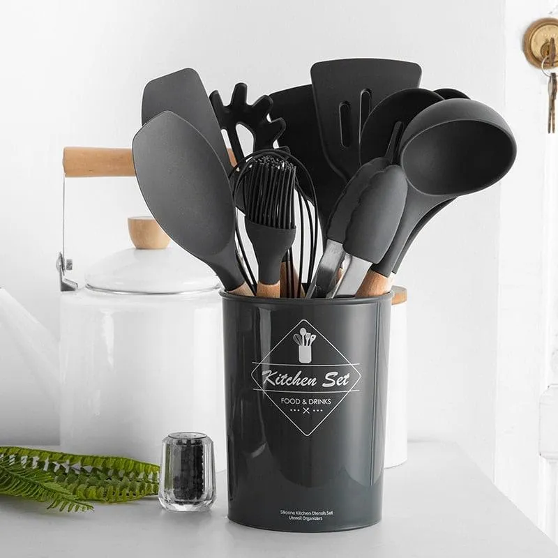 Silicone Detail Cooking Utensils Set
