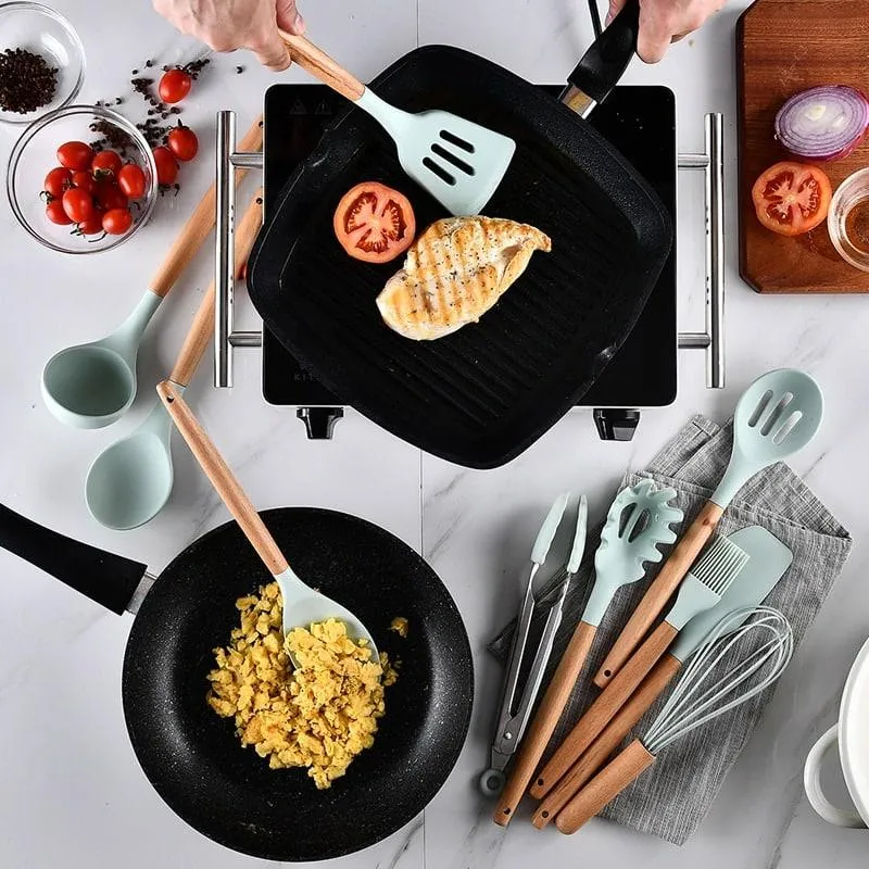 Silicone Detail Cooking Utensils Set