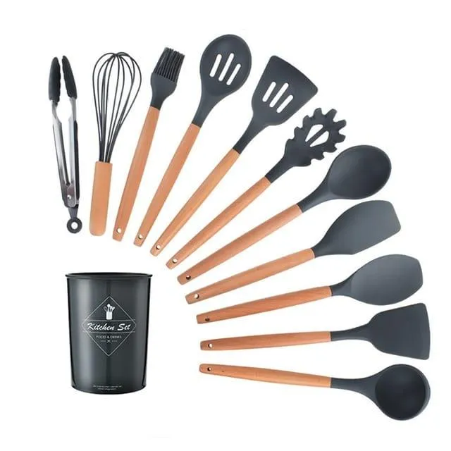 Silicone Detail Cooking Utensils Set