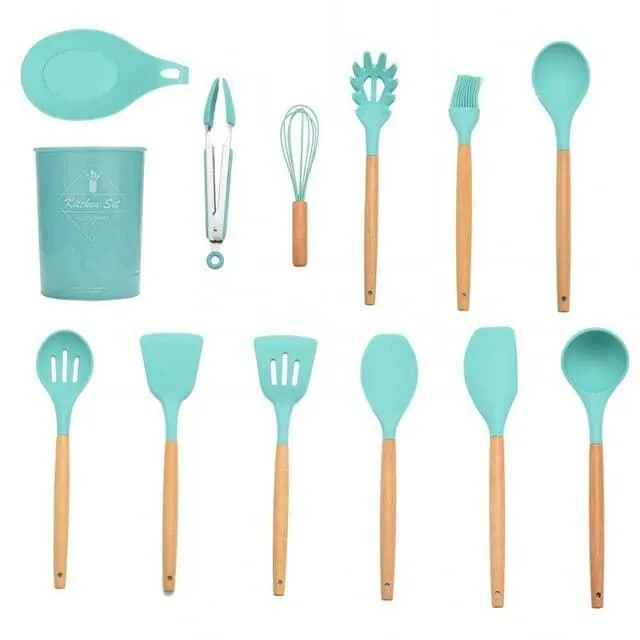 Silicone Detail Cooking Utensils Set
