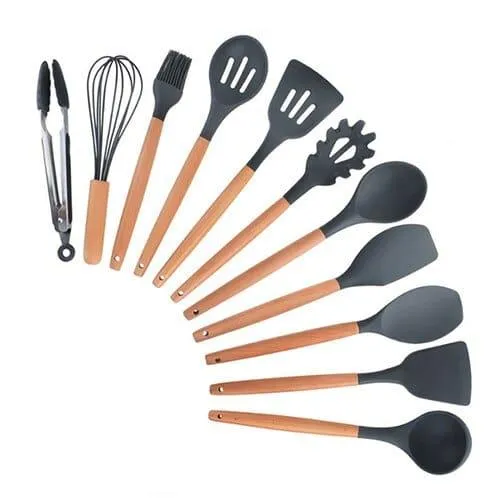 Silicone Detail Cooking Utensils Set
