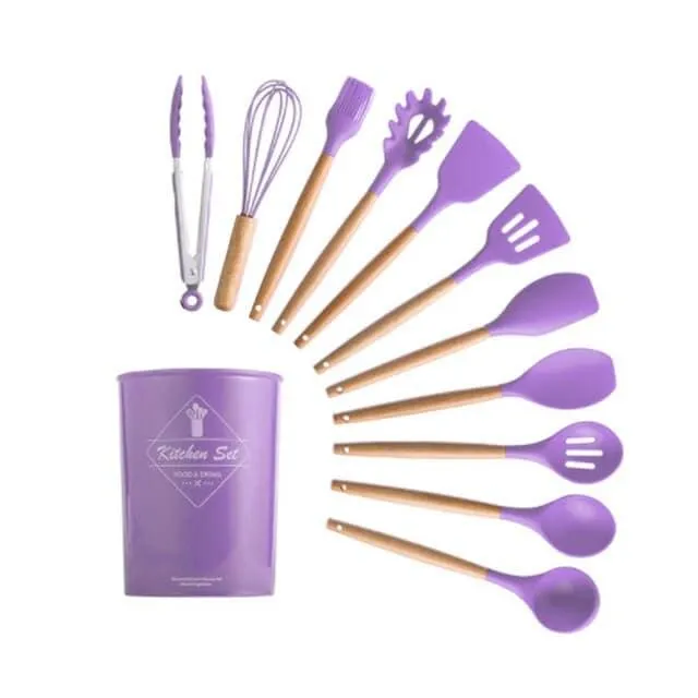 Silicone Detail Cooking Utensils Set