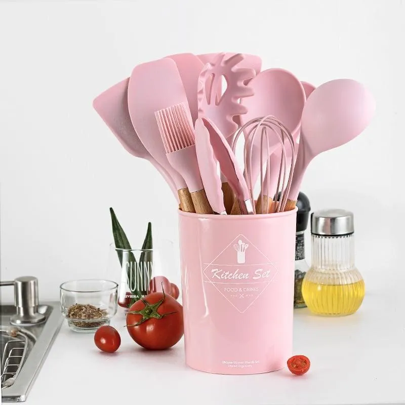 Silicone Detail Cooking Utensils Set