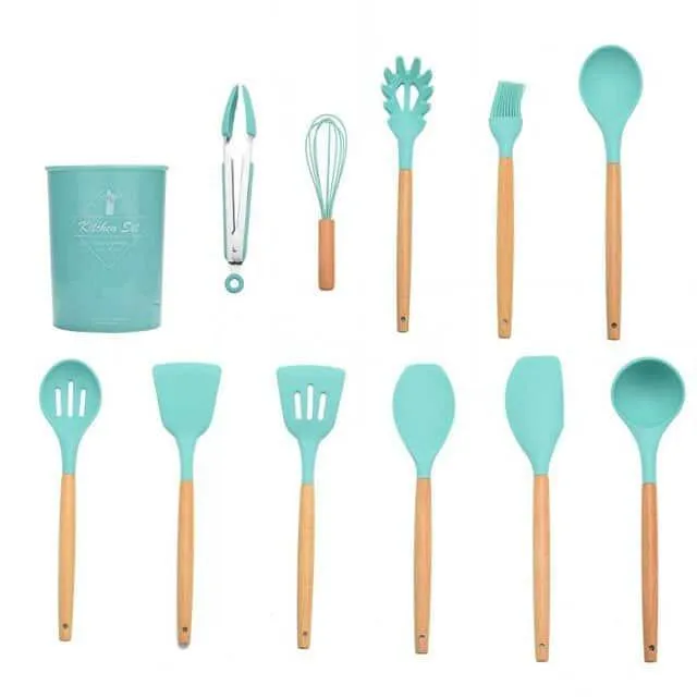 Silicone Detail Cooking Utensils Set