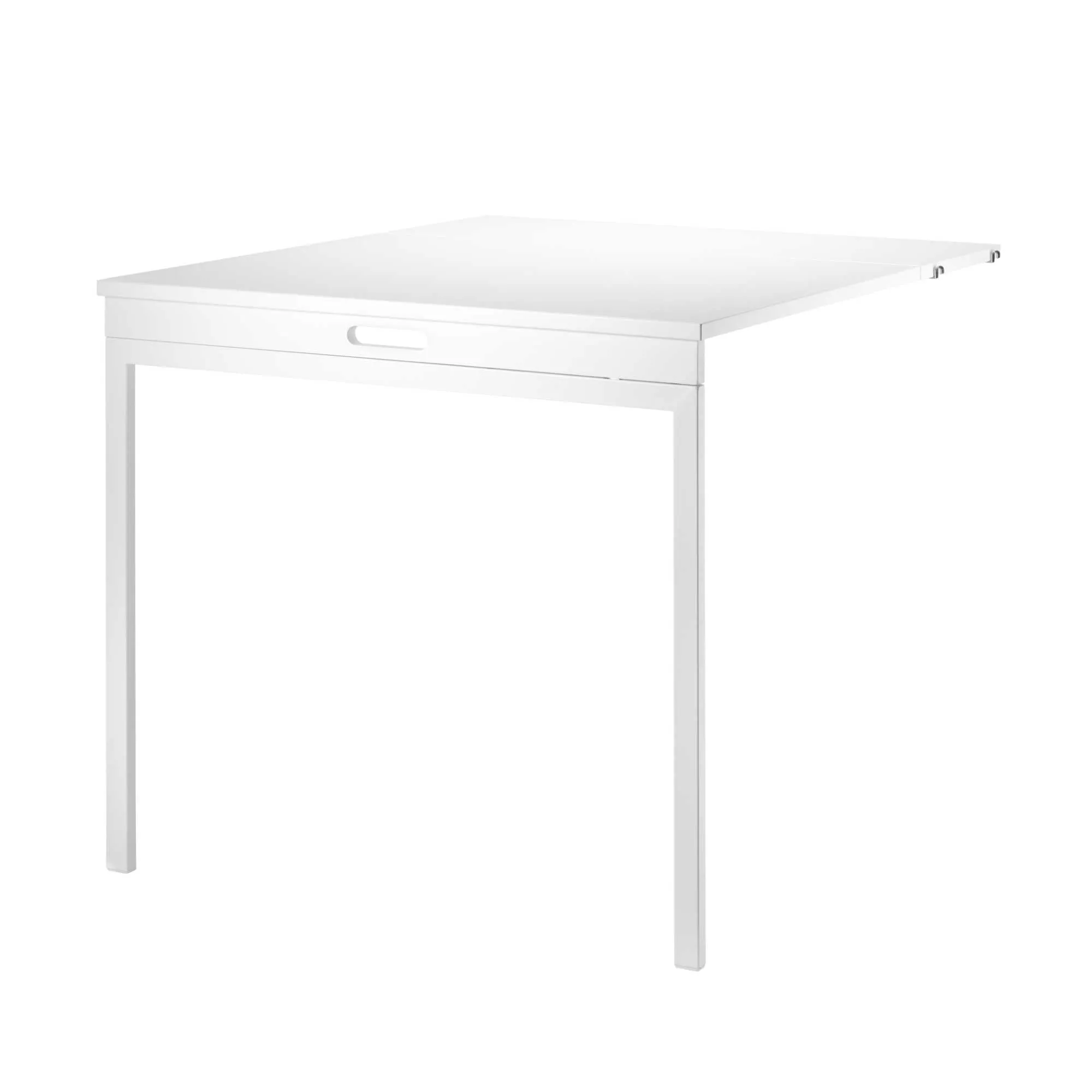 String Folding Table, white/white