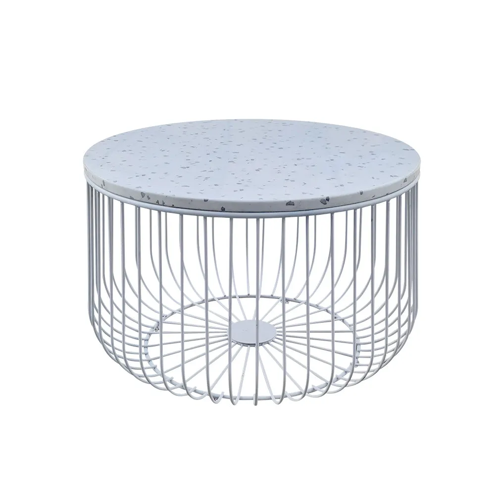 Terrazzo Coffee Table - White
