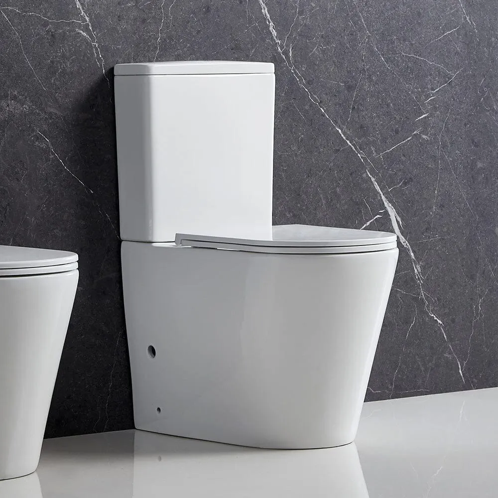 Yara62 Rimless Tornado Compact Back to Wall Toilet